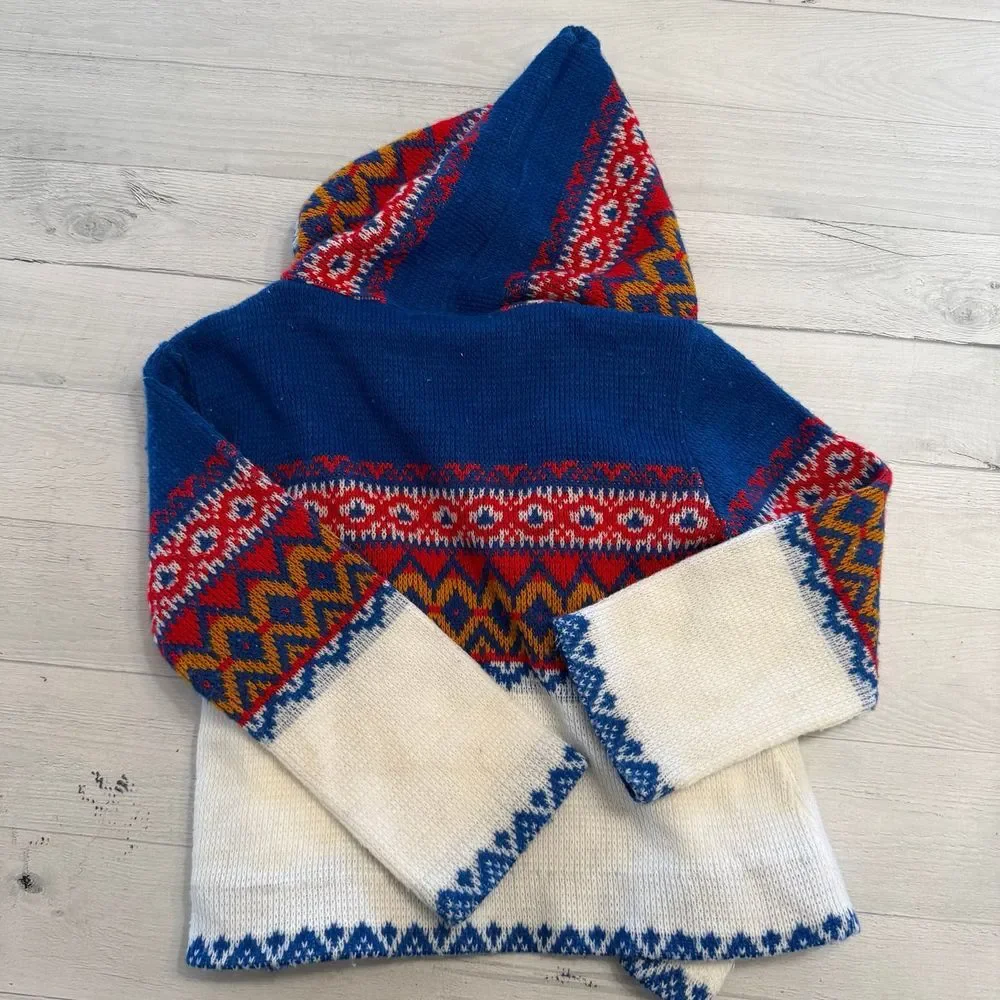 Vintage sears kids‎ knit sweater 4/5